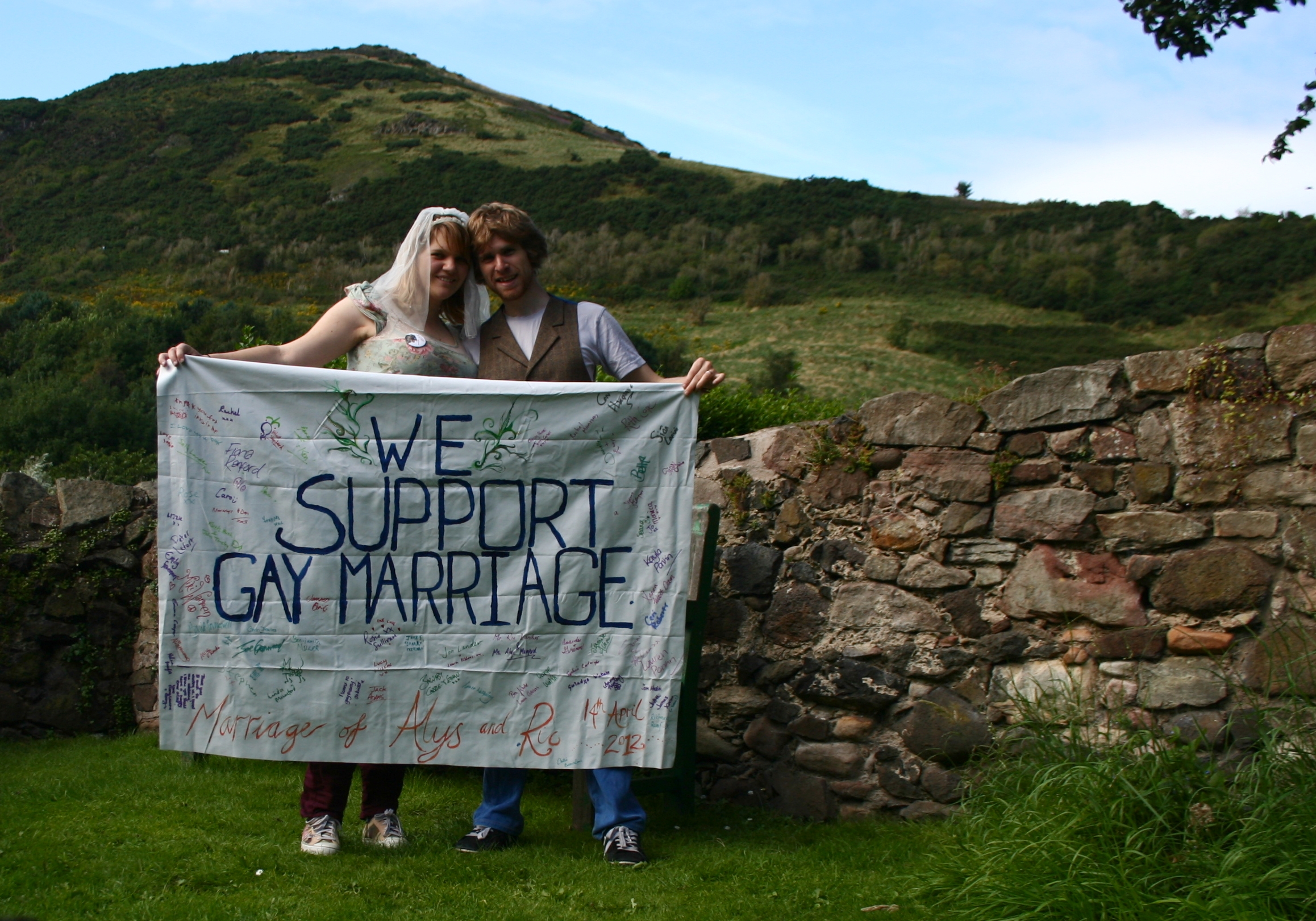 Gay Marriage Message to the Scottish Parliament